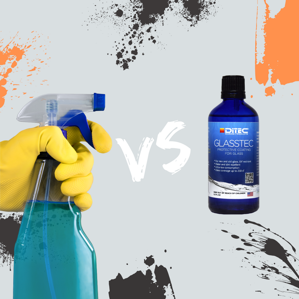 Popular Glass Cleaners Vs. DiTEC's Glasstec