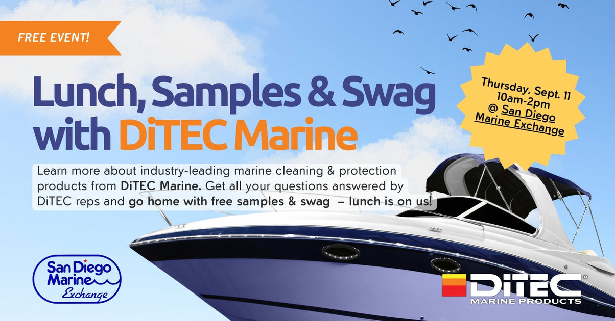 DiTEC at the San Diego Marine Exchange on Thursday, September 11th