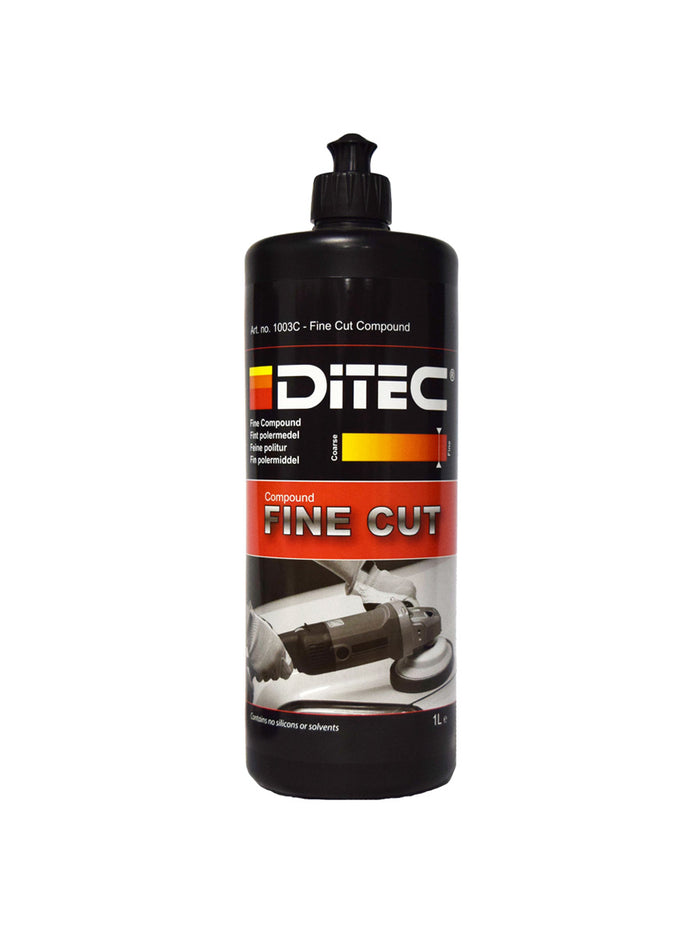 Bottle of fine cut, anti-hologram marine polish – removes swirl marks and holograms from all paint surfaces including scratch-resistant, fresh, and cured finishes