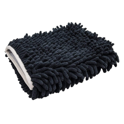 Microfiber wash mitt for scratch-free boat washing