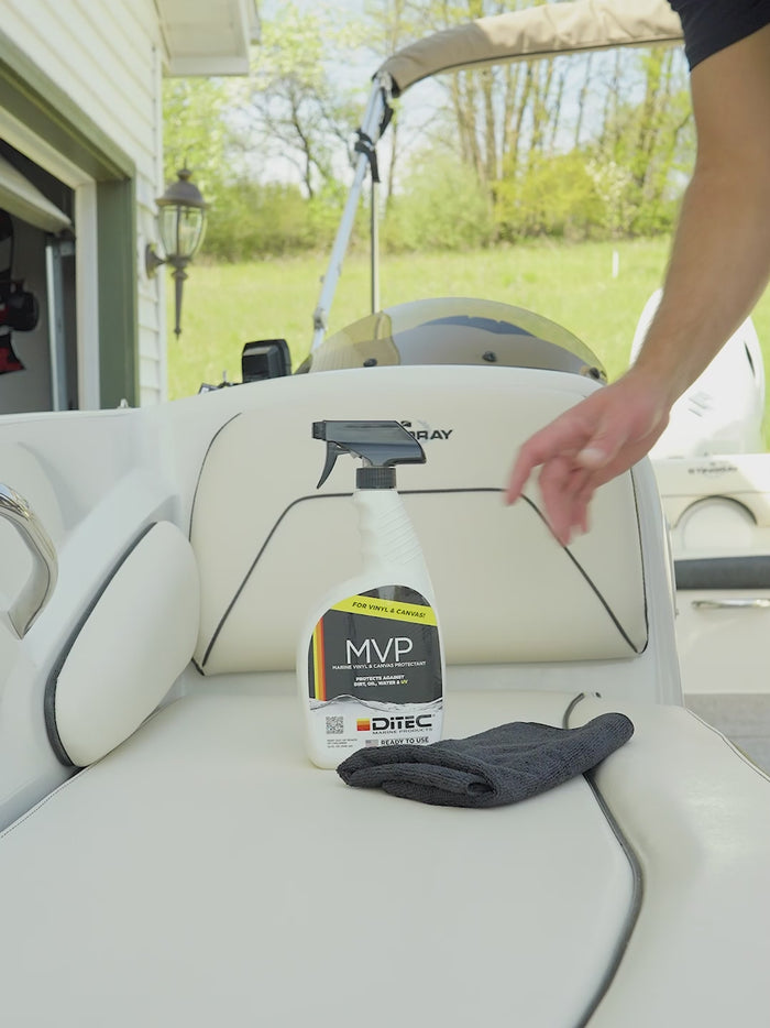 MVP marine vinyl and canvas cleaner and protectant  for your boat